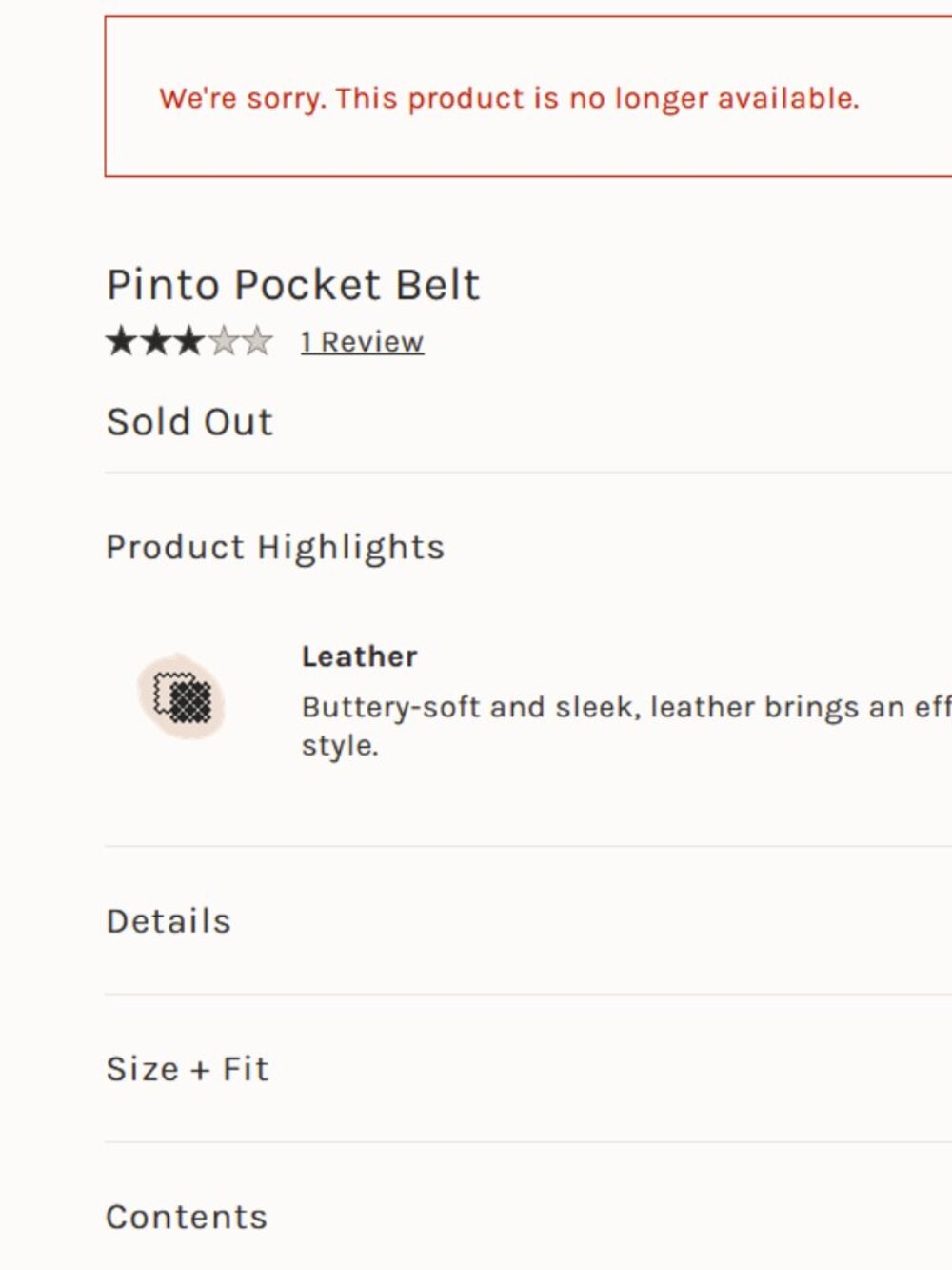 Pinto Pocket Belt - Picture 6 of 6